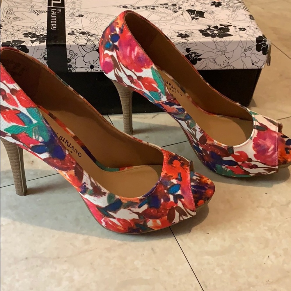 Multi color heels